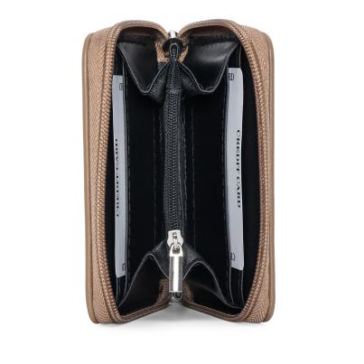 DONNA Damenbörse Katzen braun