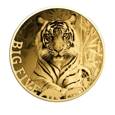 5er Set Goldmünzen "Big 5 of Asia"