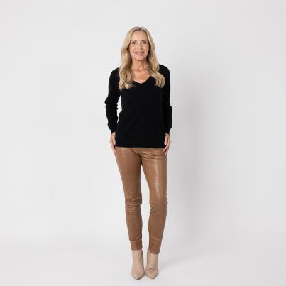 Perfectly JU Hose 'Nele' Slim camel