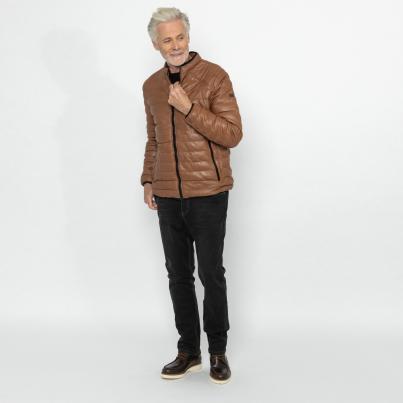 OTTO KERN Herren-Lederjacke 'Oliver' cognac