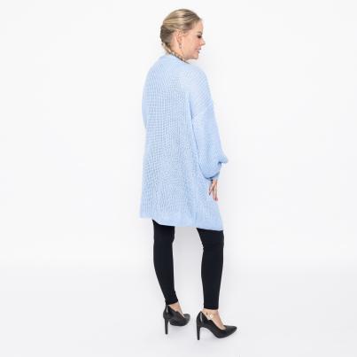Damen-Strickjacke hellblau
