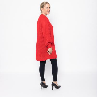 Damen-Strickjacke rot
