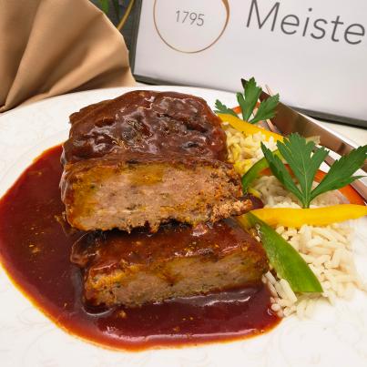 Braumeister Hacksteaks mit Currysoße 6x 100g