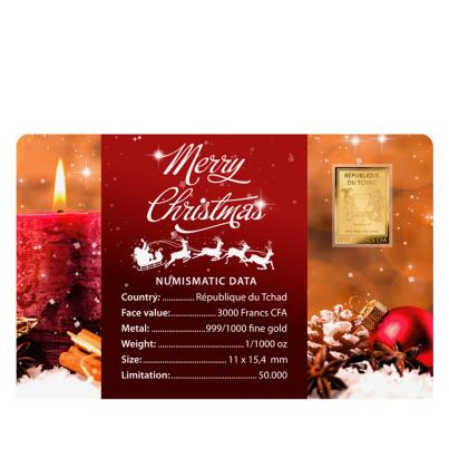 Coincard Merry Christmas