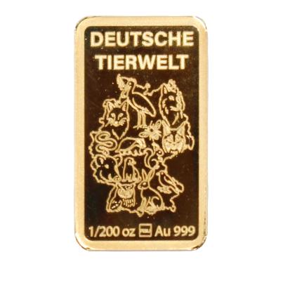 Goldbarren "Luchs" 1/200 oz. Feingold