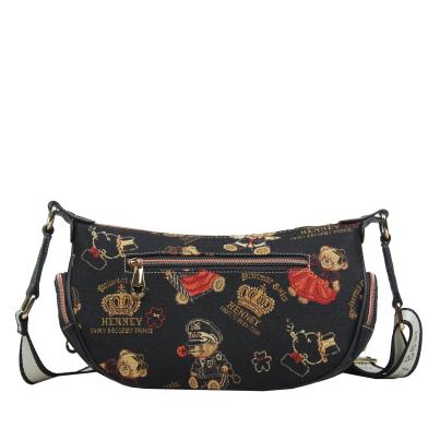 Henney Bear Umhängetasche schwarz/multicolor