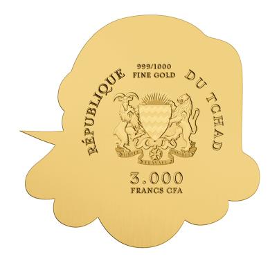 Shape Münze "Santa Claus" 1/1000 oz.