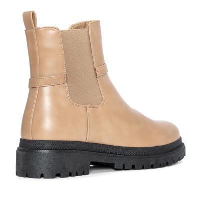 Damenstiefelette beige
