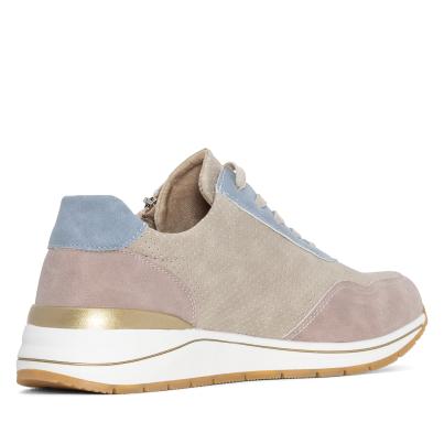 TOPWAY COMFORT Damensneaker rosé/blau