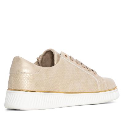TOPWAY COMFORT Damensneaker gold