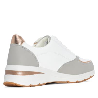 TOPWAY COMFORT Damensneaker grau/weiß