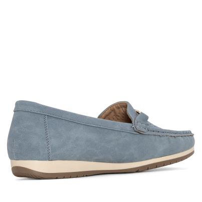 TOPWAY COMFORT Damenslipper blau