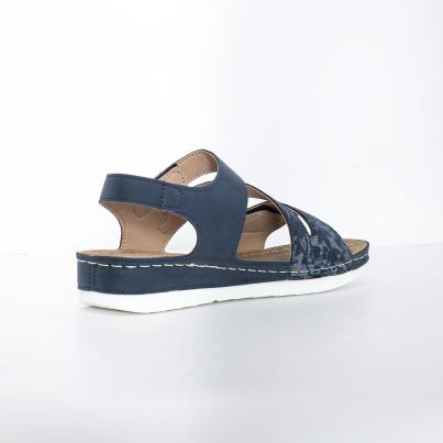 TOPWAY COMFORT Damensandalen blau