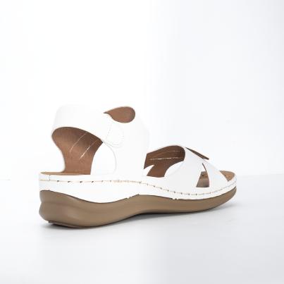 TOPWAY COMFORT Damensandalen weiß