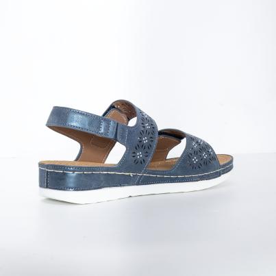 TOPWAY COMFORT Damensandalen blau
