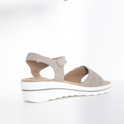 TOPWAY COMFORT Damensandalen taupe