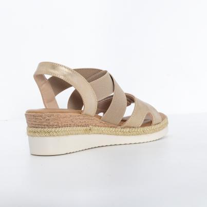 TOPWAY COMFORT Damensandalen gold