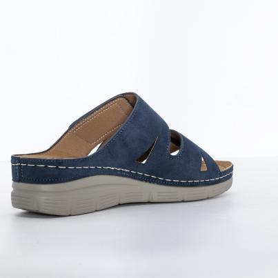 TOPWAY COMFORT Damenpantolette navy