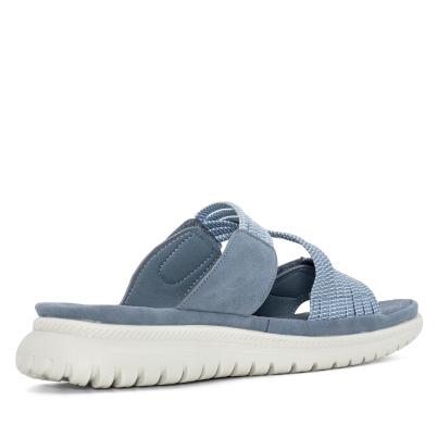 TOPWAY COMFORT Damenpantolette blau