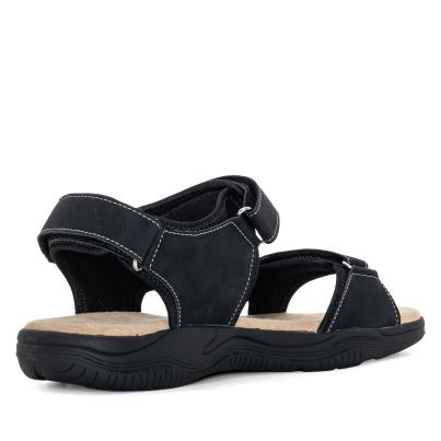 TOPWAY COMFORT Herrensandalen schwarz