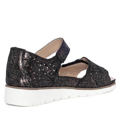 Chiara Gradi Damensandalen schwarz