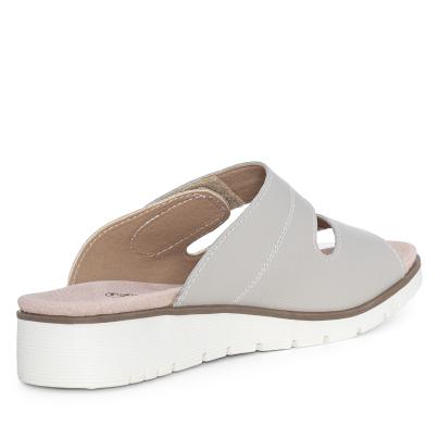 Chiara Gradi Damenpantoletten beige metallic