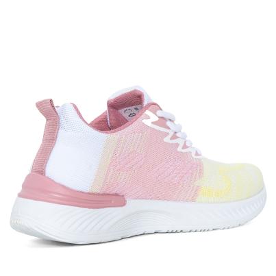 TOPWAY FLEX FOAM Damenschnürer rosa/gelb