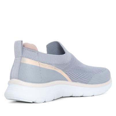 TOPWAY FLEX FOAM Damenslipper grau/rosa