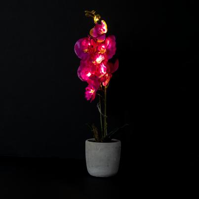 LED-Orchidee lila 47cm