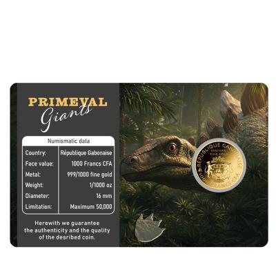 Coincard "Primeval Giants - Stegosaurus"