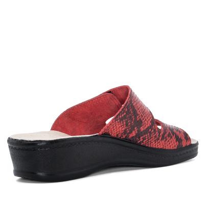 SANITAL LIGHT Damenpantolette rot