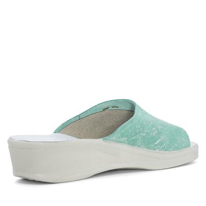 SANITAL LIGHT Damenpantolette beige/türkis