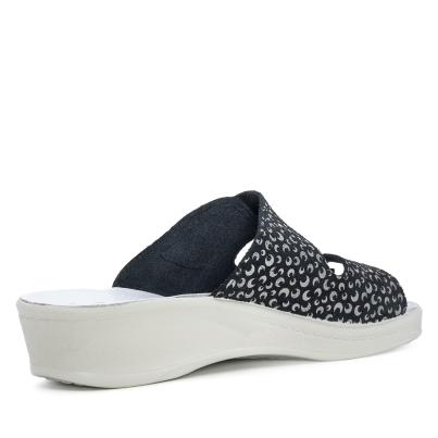 SANITAL LIGHT Damenpantolette schwarz