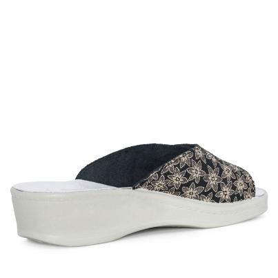 SANITAL LIGHT Damenpantolette schwarz