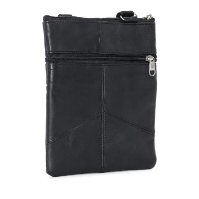 Steinmeister Lederumhängetasche schwarz