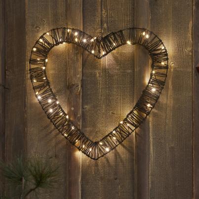 Outdoor LED-Dekoration Herz