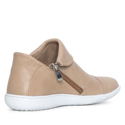 Andrea Conti Damen Lederslipper camel