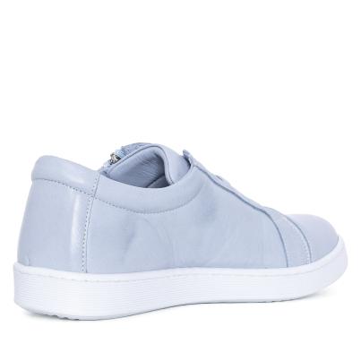 Andrea Conti Damen Lederslipper pastellblau