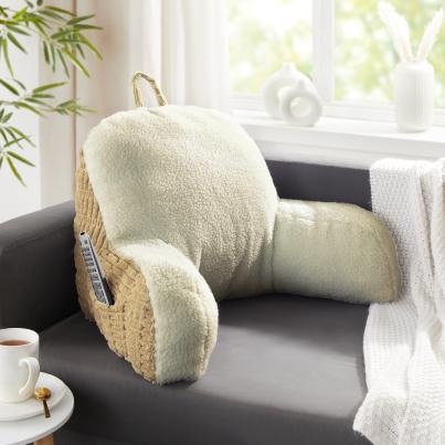 Rückenkissen Kuscheloptik