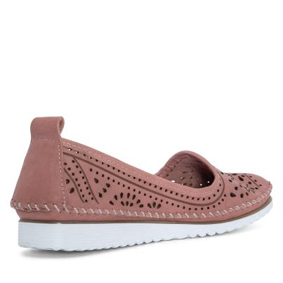 Andrea Conti Damen Lederslipper rosé