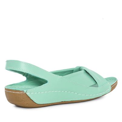 Andrea Conti Damen Ledersandalen smaragd