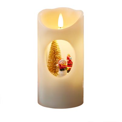 LED-Kerze mit Karussell