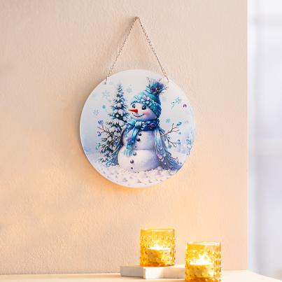 Hänge-Bild "Schneemann"
