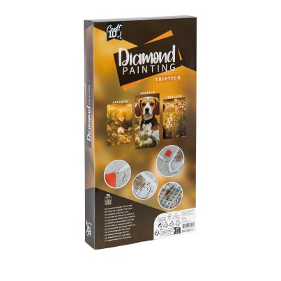 Diamond Painting Hund 3tlg.