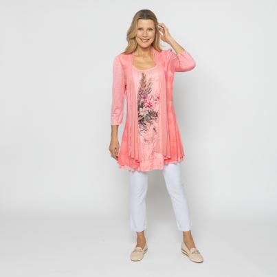 TRENDS by J. Leibfried 2 in 1 Shirt koralle/multi