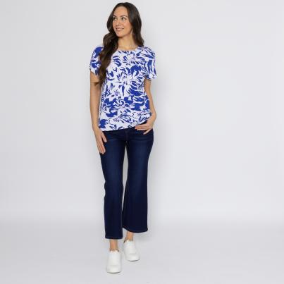 Zauberhose 'Miracle Shape' Cropped dunkelblau