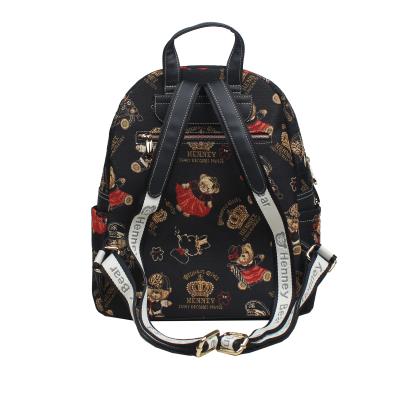 Henney Bear Rucksack schwarz/multicolor
