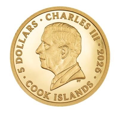 Goldmünze "Savage Vikings 2026" 0,5g Feingold