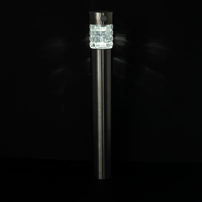 2 Solar-Säulenleuchten Sensor