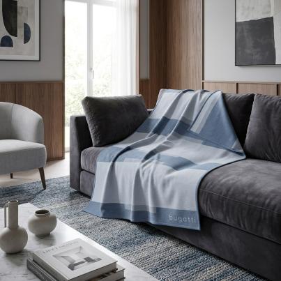 Bugatti Design-Wohndecke blau